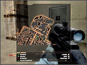 Ustaw się przy drzwiach i skorzystaj z kamery - [Misja 5.2] Dantes Casino - Gabe cz.3 | Tom Clancys Rainbow Six Vegas - Tom Clancys Rainbow Six Vegas - poradnik do gry