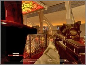 Po chwili zjawią się tu posiłki - [Misja 5.2] Dantes Casino - Gabe cz.4 | Tom Clancys Rainbow Six Vegas - Tom Clancys Rainbow Six Vegas - poradnik do gry