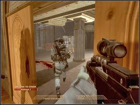 Zbliż się do okupowanego przez terrorystów korytarza (#1) - [Misja 5.2] Dantes Casino - Gabe cz.4 | Tom Clancys Rainbow Six Vegas - Tom Clancys Rainbow Six Vegas - poradnik do gry