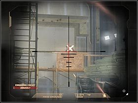 Na sam koniec zostaw sobie gostka, który najprawdopodobniej będzie skrywał się po lewej stronie (#1) - [Misja 5.2] Dantes Casino - Gabe cz.4 | Tom Clancys Rainbow Six Vegas - Tom Clancys Rainbow Six Vegas - poradnik do gry