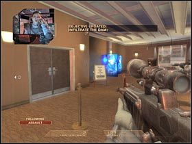 Możesz śmiało ruszać przed siebie, gdyż nie ma tu już żadnych przeciwników - [Misja 6.1] Nevada Dam - Tourist Center | Tom Clancys Rainbow Six Vegas - Tom Clancys Rainbow Six Vegas - poradnik do gry