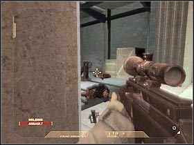 Przeciwników staraj się likwidować z dystansu (#1), nie pozwalając nikomu podejść bliżej - [Misja 6.3] Nevada Dam - Spillway cz.2 | Tom Clancys Rainbow Six Vegas - Tom Clancys Rainbow Six Vegas - poradnik do gry