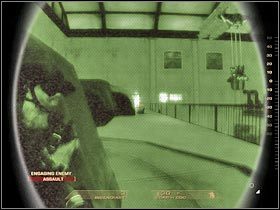 Uważaj ponadto na przeciwnika, który może skrywać się przy jednym z większych obiektów (#1) - [Misja 6.3] Nevada Dam - Spillway cz.4 | Tom Clancys Rainbow Six Vegas - Tom Clancys Rainbow Six Vegas - poradnik do gry