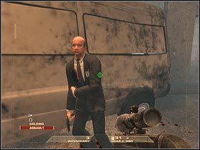 Możesz zacząć kierować się w stronę właściwego parkingu (#1) - [Misja 6.4] Nevada Dam - Facility cz.1 | Tom Clancys Rainbow Six Vegas - Tom Clancys Rainbow Six Vegas - poradnik do gry