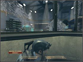 Swoich ludzi najlepiej byłoby ustawić przy niewielkich schódkach - [Misja 6.4] Nevada Dam - Facility cz.2 | Tom Clancys Rainbow Six Vegas - Tom Clancys Rainbow Six Vegas - poradnik do gry