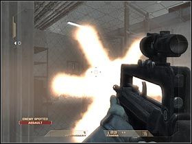 Po raz kolejny nie radziłbym przeprowadzać szturmu, gdyż Twoi ludzie byliby właściwie otwarci na ataki wroga - [Misja 6.5] Nevada Dam - The Doctors cz.2 | Tom Clancys Rainbow Six Vegas - Tom Clancys Rainbow Six Vegas - poradnik do gry