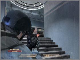 Kolejni wrogowie skrywają się za rogiem - [Misja 6.5] Nevada Dam - The Doctors cz.2 | Tom Clancys Rainbow Six Vegas - Tom Clancys Rainbow Six Vegas - poradnik do gry