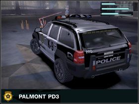 Wózek pełniący raczej rolę tarana, niż stanowiący rzeczywiste zagrożenie podczas pościgu - Auta dodatkowe (4) | Samochody | Need for Speed Carbon - Need for Speed Carbon - poradnik do gry