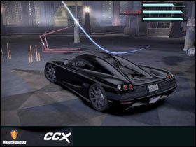 Jedno z najpotężniejszych aut w grze, występuje w odmianie czarnej lub żółtej - Auta - edycja kolekcjonerska | Samochody | Need for Speed Carbon - Need for Speed Carbon - poradnik do gry