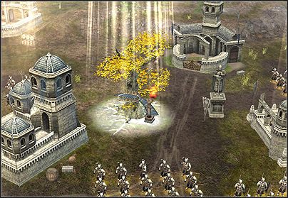 Jedno z drzew, które musisz zniszczyć. - Misja 3 - Amon Sul | Kampania Angmaru - Władca Pierścieni: Bitwa o Śródziemie II - Król Nazguli - poradnik do gry