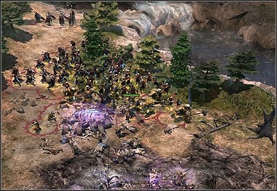 Zaciekła walka o jeden z fragmentów. - Misja 4 - Oko Czarnego Władcy | Kampania Angmaru - Władca Pierścieni: Bitwa o Śródziemie II - Król Nazguli - poradnik do gry