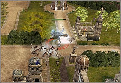 Widmowy wilk atakujący w środku Fornostu. - Misja 8 - Fornost | Kampania Angmaru - Władca Pierścieni: Bitwa o Śródziemie II - Król Nazguli - poradnik do gry