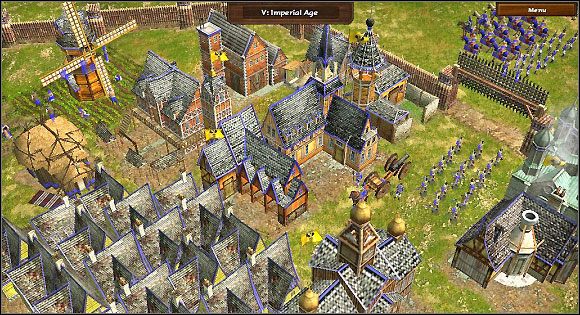 W kwestii rozwoju ekonomicznego Rosjanie posiadają niebywałą przewagę - rekrutuje się u nich trzech Osadników na raz (którzy w przeliczeniu są najtańsi w rekrutacji) - Rosjanie | Strategie | Age of Empires III The WarChiefs - Age of Empires III: The WarChiefs - poradnik do gry