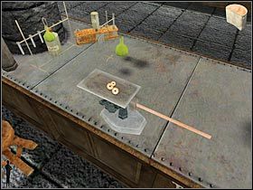 Teraz wybierz z inwentarza butelkę z wodą (#1) i potwórz tę czynność, używając przedmiotu na urządzeniu - Switzerland - Zasłona dymna | Rozdział 3 Sherlock Holmes Przebudzenie - Sherlock Holmes: Przebudzenie - poradnik do gry