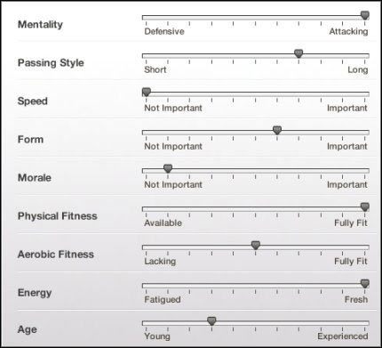 Powrócimy teraz do opcji Rules - Okno Zespołu | Drużyna FIFA Manager 07 - FIFA Manager 07 - poradnik do gry