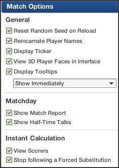 1 - Opcje | Początek FIFA Manager 07 - FIFA Manager 07 - poradnik do gry