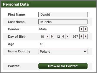 Czas wpisać własne dane - Tworzenie profilu (1) | Początek FIFA Manager 07 - FIFA Manager 07 - poradnik do gry
