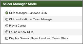 Club Manager - Choose Club -najprostszy tryb gry - Tworzenie profilu (1) | Początek FIFA Manager 07 - FIFA Manager 07 - poradnik do gry