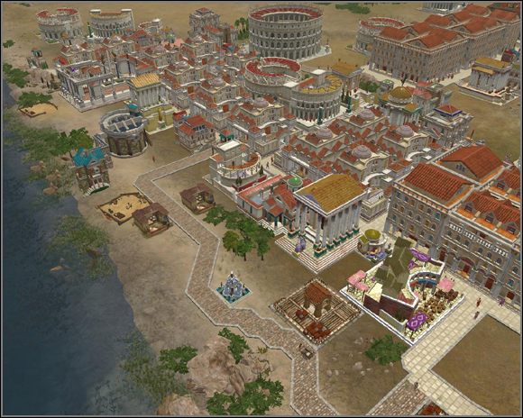 Tak wygląda dzielnica patrycjuszy w chwili gdy jest już w pełni rozwinięta. - 7. Nicomedia (cz.3) | Kampania - Imperium | Cezar IV - Cezar IV - poradnik do gry