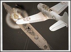 Jednostki do dyspozycji: japoński pancernik Yamato, lekki krążownik, dwa niszczyciele - Misja 4 - Might of Yamato (1) | Wyzwania okręty | Battlestations Midway - Battlestations: Midway - poradnik do gry