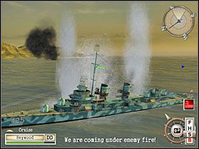 [6] - Misja 3 - Hunt for the Cruiser (2) | Wyzwania okręty | Battlestations Midway - Battlestations: Midway - poradnik do gry