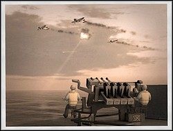 Jednostki do dyspozycji: amerykański ciężki krążownik klasy Northampton, dwa niszczyciele klasy Clemson (potem podobne siły, tyle, że brytyjskie i łódź podwodna) - Misja 7 - Randezvous in the Java Sea (1) | Kampania | Battlestations Midway - Battlestations: Midway - poradnik do gry