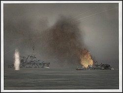 Jednostki do dyspozycji: dwa amerykańskie niszczyciele, jeden klasy Clemson (gracz), drugi Fletcher (okręt towarzyszący) - Misja 5 - Raid on Balikpapan | Kampania | Battlestations Midway - Battlestations: Midway - poradnik do gry