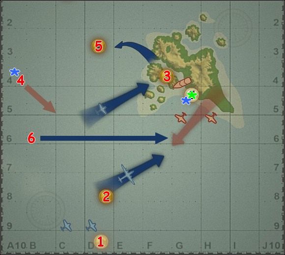 Tym razem gramy Donaldem - Misja 4 - Vengeance at Luzon (1) | Kampania | Battlestations Midway - Battlestations: Midway - poradnik do gry