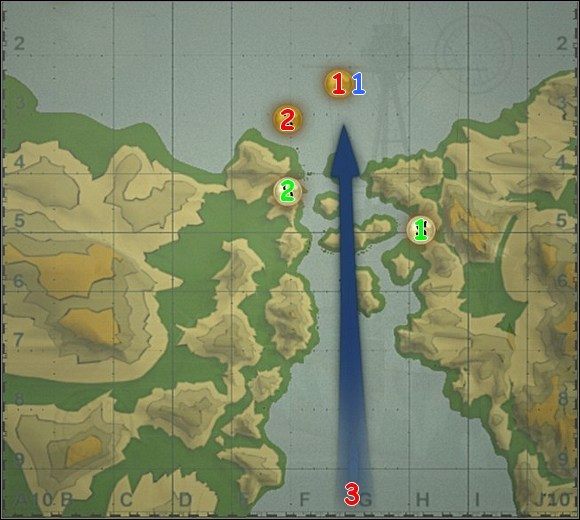 Twoim głównym zadaniem w tej misji jest przedostać się na drugi koniec cieśniny (1) , którą widzisz przed sobą - Misja 3 - Running the Palawan Passage (1) | Kampania | Battlestations Midway - Battlestations: Midway - poradnik do gry