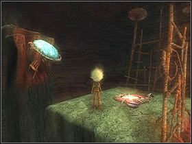 W ten sposób wysuniesz kładkę i dotrzesz do guzika, który po wciśnięciu puści pierwszy promień - [ETAP XII] Necropolis cz.5 | Artur i Minimki - Artur i Minimki - poradnik do gry