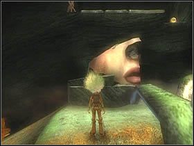 Nim cokolwiek wykonasz tu na górze, przejdź Arturem po obiekcie ze zdjęcia i metalowych uchwytach w miejsce niedostępne dla Betamechea - [ETAP XII] Necropolis cz.3 | Artur i Minimki - Artur i Minimki - poradnik do gry