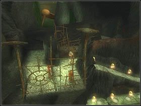 Po rozpoczęciu etapu zejdź krętą ścieżką na dół - [ETAP XII] Necropolis cz.1 | Artur i Minimki - Artur i Minimki - poradnik do gry