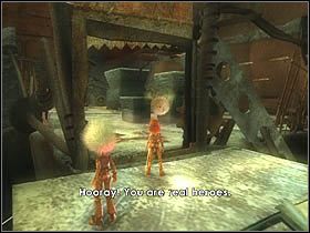 Nieco dalej przejdziesz przez otwór pod ząbkowaną blachą - [ETAP XI] Under the house cz.4 | Artur i Minimki - Artur i Minimki - poradnik do gry