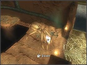 i udaj się w dalszą drogę, wchodząc na sieć (tę obok runu) - [ETAP XI] Under the house cz.4 | Artur i Minimki - Artur i Minimki - poradnik do gry