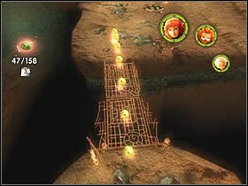 Arena, na której toczyć będziesz bój, jest dość dziwna, a to za sprawą znajdującej się na niej kraty i kładki - [ETAP XI] Under the house cz.4 | Artur i Minimki - Artur i Minimki - poradnik do gry