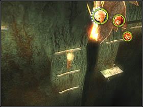 Po oddaniu kilku kolejnych skoków i po znalezieniu się znów na głównej ścianie dotrzesz do miejsca, które przedstawia obrazek - [ETAP XI] Under the house cz.2 | Artur i Minimki - Artur i Minimki - poradnik do gry