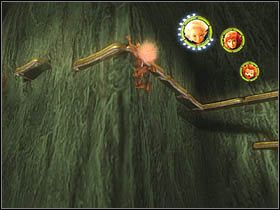 przejśdź na następną ścianę (łapiąc się kolejnych uchwytów) - [ETAP XI] Under the house cz.1 | Artur i Minimki - Artur i Minimki - poradnik do gry