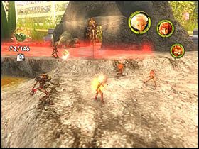 Podpowiem tylko, że podczas powrotu do kraty z trzecim kluczem pojawi się tam napastnik na komarze - [ETAP IX] Lost in the Seven Lands - II cz.5 | Artur i Minimki - Artur i Minimki - poradnik do gry