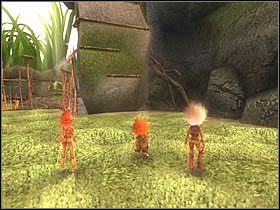 Po jego drugiej stronie czeka na Ciebie długa wspinaczka po drążkach - [ETAP IX] Lost in the Seven Lands - II cz.4 | Artur i Minimki - Artur i Minimki - poradnik do gry