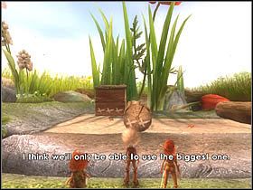 Dzięki temu będziesz mieć sposobność wdrapania się (po barkach) na najwyżej położony teren - [ETAP IX] Lost in the Seven Lands - II cz.3 | Artur i Minimki - Artur i Minimki - poradnik do gry