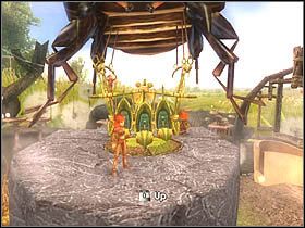 Teraz bez przeszkód skorzystaj z wysuniętej kładki i wejdź do transportera - [ETAP VIII] Lost in the Seven Lands - I cz.3 | Artur i Minimki - Artur i Minimki - poradnik do gry