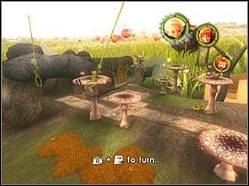 W ten sposób dostaniesz się na jego kapelusz i za pomocą lin, będziesz mógł dotrzeć do ostatnich mul-muli - [ETAP VIII] Lost in the Seven Lands - I cz.3 | Artur i Minimki - Artur i Minimki - poradnik do gry