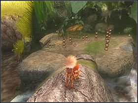 Stojąc na przejściu nad wodą, najpierw udaj się na brzeg z wieloma zamkniętymi mul-mulami - [ETAP VII] Devils Falls cz.3 | Artur i Minimki - Artur i Minimki - poradnik do gry