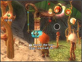 Za chaszczami natkniesz się na zniszczony mechanizm - [ETAP V] First steps into the Seven Lands cz.3 | Artur i Minimki - Artur i Minimki - poradnik do gry