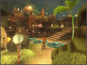 Stań na wcześniej pominiętych guzikach (wszystkimi bohaterami) i wysuń kładkę - [ETAP III] Betameche in danger cz.6 | Artur i Minimki - Artur i Minimki - poradnik do gry