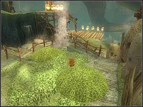 Po wyjściu na powierzchnię znajdziesz się pod obfitym ostrzałem, więc postaraj się być w bezustannym ruchu (uciekaj z miejsca, w którym widać powiększający się cień spadającego pocisku) - [ETAP III] Betameche in danger cz.2 | Artur i Minimki - Artur i Minimki - poradnik do gry