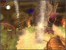 Akcja przeniesie się do miejsca, gdzie jeden z Minimków steruje katapultą - [ETAP III] Betameche in danger cz.2 | Artur i Minimki - Artur i Minimki - poradnik do gry