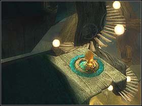 W trakcie wchodzenia na górę miniesz drewnianą półkę z niebieskim guzikiem - naciśnij go - [ETAP III] Betameche in danger cz.2 | Artur i Minimki - Artur i Minimki - poradnik do gry