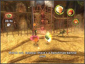 Dojdzie tam do walki, w której będziesz zmuszony zdobyć trzy klucze - [ETAP II] Attack of the Henchmen cz.4 | Artur i Minimki - Artur i Minimki - poradnik do gry