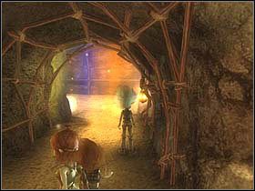 Idąc podziemnym tunelem zdobędziesz nową zdolność i będziesz mieć możliwość zapisu stanu gry - [ETAP II] Attack of the Henchmen cz.4 | Artur i Minimki - Artur i Minimki - poradnik do gry